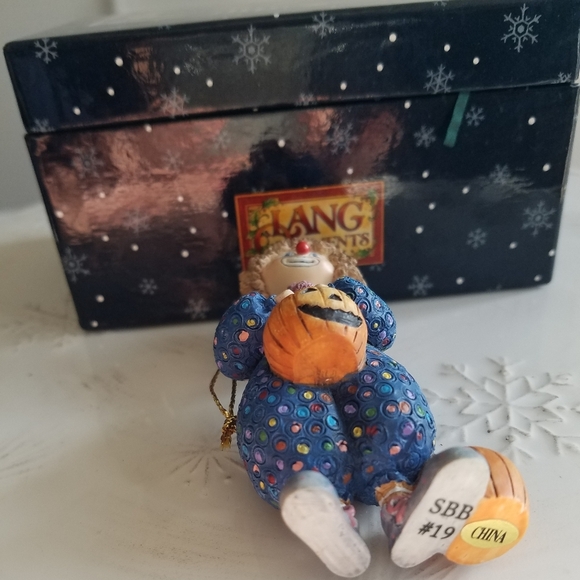 Lang and  Wise 1998 Ornaments Ceramic Sherri Buck Baldwin  Clowning Around - Picture 9 of 11